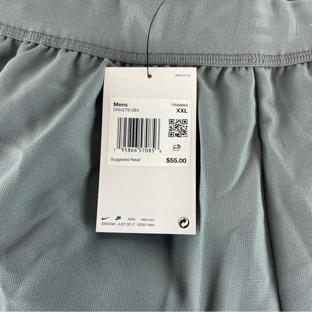 Nike Pro Flex Dri Fit Training Shorts DN4279-084 Men's 2XL XXL Grey Gym Active - Picture 3 of 10